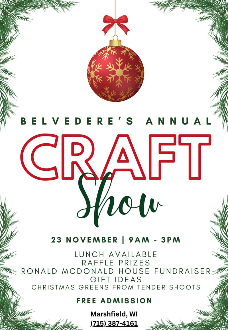 Belvedere Supper Club November Craft Show 2024